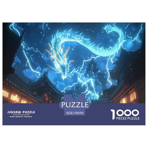Drachen Puzzles 1000 Teile Schwer Puzzle Spielzeug Lernspiel Impossible Herausforderungsspielzeug Für Erwachsene Und Kinder Ab 12 Jahren 70x50cm/1000pcs Drachen Puzzles 1000 Teile Schwer Puzzle Spielzeug Lernspiel Impossible Herausforderungsspielzeug Für Erwachsene Und Kinder Ab 12 Jahren 70x50cm/1000pcs von JLZBXCUER