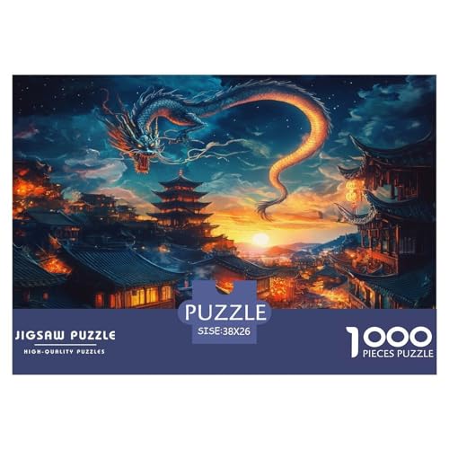 Drachen Puzzles 1000 Teile Schwer Puzzle Spielzeug Lernspiel Impossible Herausforderungsspielzeug Für Erwachsene Und Kinder Ab 14 Jahren 38x26cm/1000pcs Drachen Puzzles 1000 Teile Schwer Puzzle Spielzeug Lernspiel Impossible Herausforderungsspielzeug Für Erwachsene Und Kinder Ab 14 Jahren 38x26cm/1000pcs von JLZBXCUER