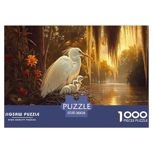 Egret Puzzle 1000 Teile Schwer Puzzle Spielzeug Pädagogisches Spiel Impossible Herausforderung Spielzeug Für Erwachsene Und Kinder Ab 12 Jahren 38x26cm/1000pcs Egret Puzzle 1000 Teile Schwer Puzzle Spielzeug Pädagogisches Spiel Impossible Herausforderung Spielzeug Für Erwachsene Und Kinder Ab 12 Jahren 38x26cm/1000pcs von JLZBXCUER