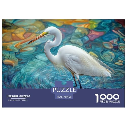 Egret Puzzle 1000 Teile Schwer Puzzle Spielzeug Pädagogisches Spiel Impossible Herausforderungsspielzeug Für Erwachsene Und Kinder Ab 12 Jahren 70x50cm/1000pcs Egret Puzzle 1000 Teile Schwer Puzzle Spielzeug Pädagogisches Spiel Impossible Herausforderungsspielzeug Für Erwachsene Und Kinder Ab 12 Jahren 70x50cm/1000pcs von JLZBXCUER