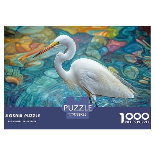 Egret Puzzle 1000-teilige Schwer Puzzle Spielzeug Pädagogisches Spiel Impossible Herausforderungsspielzeug Für Erwachsene Kinder 38x26cm/1000pcs Egret Puzzle 1000-teilige Schwer Puzzle Spielzeug Pädagogisches Spiel Impossible Herausforderungsspielzeug Für Erwachsene Kinder 38x26cm/1000pcs von JLZBXCUER