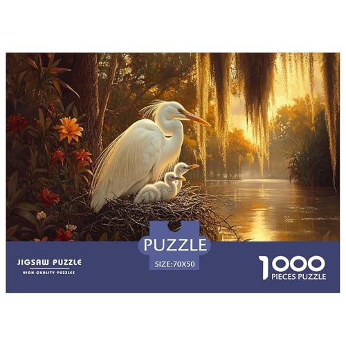Egret Puzzle 1000-teilige Schwer Puzzle Spielzeug Pädagogisches Spiel Impossible Herausforderungsspielzeug Für Erwachsene Und Kinder Ab 14 Jahren 70x50cm/1000pcs Egret Puzzle 1000-teilige Schwer Puzzle Spielzeug Pädagogisches Spiel Impossible Herausforderungsspielzeug Für Erwachsene Und Kinder Ab 14 Jahren 70x50cm/1000pcs von JLZBXCUER