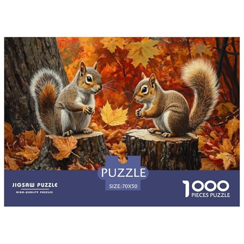 Eichhörnchen Puzzle 1000-teilige Schwer Puzzle Spielzeug Pädagogisches Spiel Impossible Herausforderung Spielzeug Für Erwachsene Und Kinder Ab 14 Jahren 70x50cm/1000pcs Eichhörnchen Puzzle 1000-teilige Schwer Puzzle Spielzeug Pädagogisches Spiel Impossible Herausforderung Spielzeug Für Erwachsene Und Kinder Ab 14 Jahren 70x50cm/1000pcs von JLZBXCUER