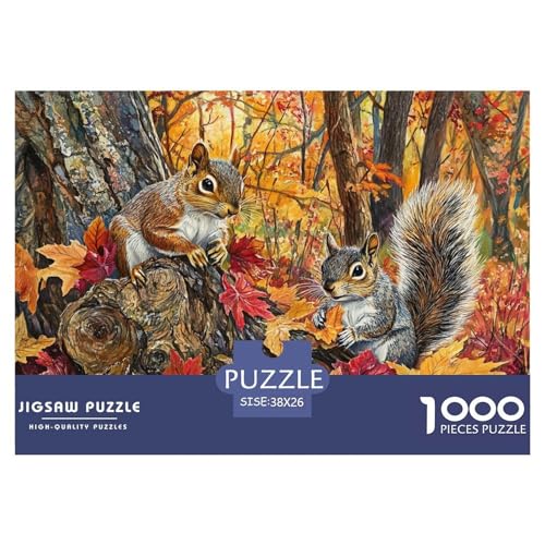 Eichhörnchen Puzzles 1000 Teile Schwer Puzzle Spielzeug Lernspiel Impossible Herausforderung Spielzeug Für Erwachsene Kinder 38x26cm/1000pcs Eichhörnchen Puzzles 1000 Teile Schwer Puzzle Spielzeug Lernspiel Impossible Herausforderung Spielzeug Für Erwachsene Kinder 38x26cm/1000pcs von JLZBXCUER