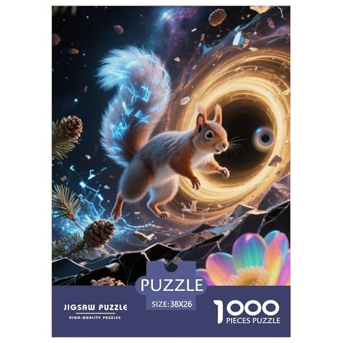 Eichhörnchen Puzzles 1000 Teile Schwer Puzzle Spielzeug Lernspiel Impossible Herausforderungsspielzeug Für Erwachsene Und Kinder in Bewährter 38x26cm/1000pcs Eichhörnchen Puzzles 1000 Teile Schwer Puzzle Spielzeug Lernspiel Impossible Herausforderungsspielzeug Für Erwachsene Und Kinder in Bewährter 38x26cm/1000pcs von JLZBXCUER