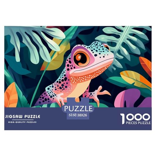 Eidechsen Puzzle 1000 Teile Schwer Puzzle Spielzeug Lernspiel Impossible Herausforderungsspielzeug Für Erwachsene Und Kinder Ab 12 Jahren 38x26cm/1000pcs Eidechsen Puzzle 1000 Teile Schwer Puzzle Spielzeug Lernspiel Impossible Herausforderungsspielzeug Für Erwachsene Und Kinder Ab 12 Jahren 38x26cm/1000pcs von JLZBXCUER