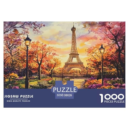 Eiffelturm Puzzle 1000-teilige Schwer Puzzle Spielzeug Lernspiel Impossible Herausforderungsspielzeug Für Erwachsene Und Kinder in Bewährter 38x26cm/1000pcs Eiffelturm Puzzle 1000-teilige Schwer Puzzle Spielzeug Lernspiel Impossible Herausforderungsspielzeug Für Erwachsene Und Kinder in Bewährter 38x26cm/1000pcs von JLZBXCUER