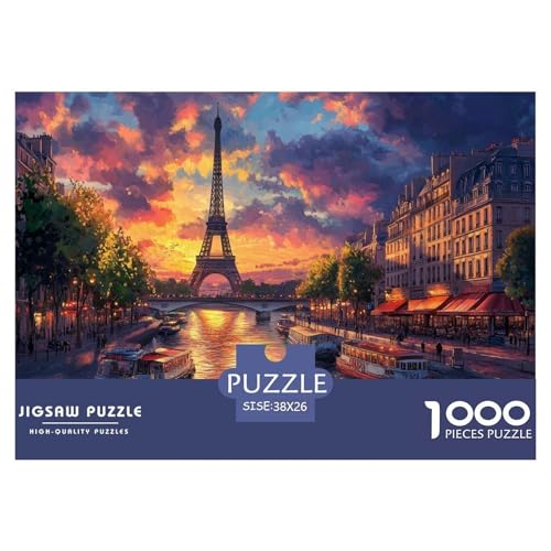 Eiffelturm Puzzles 1000-teilige Schwer Puzzle Spielzeug Lernspiel Impossible Herausforderungsspielzeug Für Erwachsene Kinder 38x26cm/1000pcs Eiffelturm Puzzles 1000-teilige Schwer Puzzle Spielzeug Lernspiel Impossible Herausforderungsspielzeug Für Erwachsene Kinder 38x26cm/1000pcs von JLZBXCUER