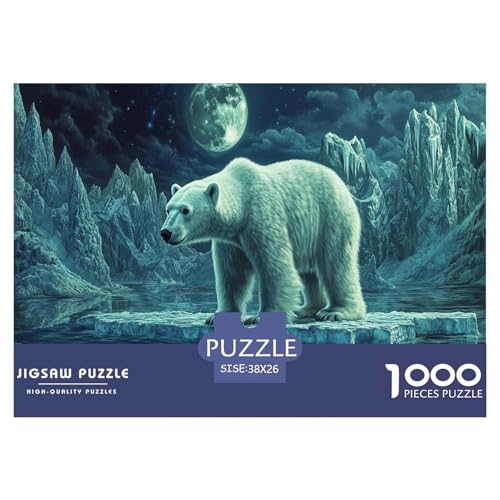 Eisbär Puzzle 1000-teilige Schwer Puzzle Spielzeug Pädagogisches Spiel Impossible Herausforderung Spielzeug Für Erwachsene Und Kinder Ab 14 Jahren 38x26cm/1000pcs Eisbär Puzzle 1000-teilige Schwer Puzzle Spielzeug Pädagogisches Spiel Impossible Herausforderung Spielzeug Für Erwachsene Und Kinder Ab 14 Jahren 38x26cm/1000pcs von JLZBXCUER