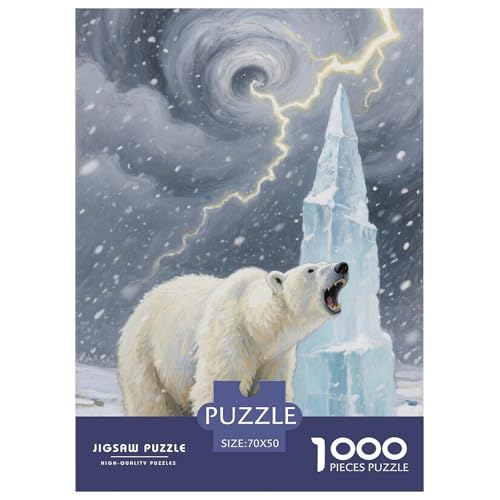 Eisbär Puzzles 1000 Teile Schwer Puzzle Spielzeug Lernspiel Impossible Herausforderung Spielzeug Für Erwachsene Kinder 70x50cm/1000pcs Eisbär Puzzles 1000 Teile Schwer Puzzle Spielzeug Lernspiel Impossible Herausforderung Spielzeug Für Erwachsene Kinder 70x50cm/1000pcs von JLZBXCUER