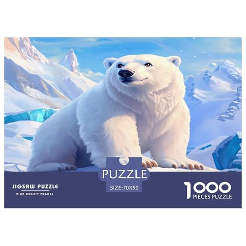 Eisbär Puzzles 1000 Teile Schwer Puzzle Spielzeug Lernspiel Impossible Herausforderung Spielzeug Für Erwachsene Kinder 70x50cm/1000pcs Eisbär Puzzles 1000 Teile Schwer Puzzle Spielzeug Lernspiel Impossible Herausforderung Spielzeug Für Erwachsene Kinder 70x50cm/1000pcs von JLZBXCUER