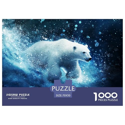 Eisbär Puzzles 1000 Teile Schwer Puzzle Spielzeug Pädagogisches Spiel Impossible Herausforderung Spielzeug Für Erwachsene Und Kinder in Bewährter 70x50cm/1000pcs Eisbär Puzzles 1000 Teile Schwer Puzzle Spielzeug Pädagogisches Spiel Impossible Herausforderung Spielzeug Für Erwachsene Und Kinder in Bewährter 70x50cm/1000pcs von JLZBXCUER