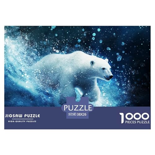 Eisbär Puzzles 1000 Teile Schwer Puzzle Spielzeug Pädagogisches Spiel Impossible Herausforderungsspielzeug Für Erwachsene Und Kinder Ab 12 Jahren 38x26cm/1000pcs Eisbär Puzzles 1000 Teile Schwer Puzzle Spielzeug Pädagogisches Spiel Impossible Herausforderungsspielzeug Für Erwachsene Und Kinder Ab 12 Jahren 38x26cm/1000pcs von JLZBXCUER