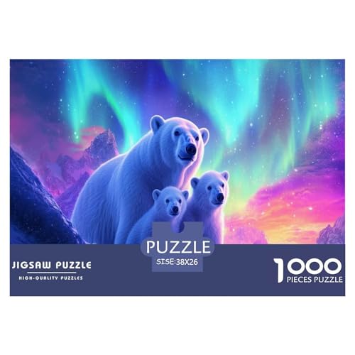 Eisbär Puzzles 1000 Teile Schwer Puzzle Spielzeug Pädagogisches Spiel Impossible Herausforderungsspielzeug Für Erwachsene Und Kinder in Bewährter 38x26cm/1000pcs Eisbär Puzzles 1000 Teile Schwer Puzzle Spielzeug Pädagogisches Spiel Impossible Herausforderungsspielzeug Für Erwachsene Und Kinder in Bewährter 38x26cm/1000pcs von JLZBXCUER