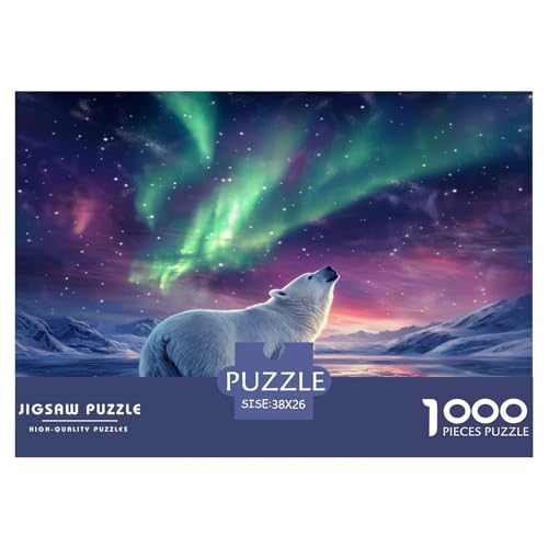 Eisbär Puzzles 1000-teilige Schwer Puzzle Spielzeug Lernspiel Impossible Herausforderungsspielzeug Für Erwachsene Und Kinder in Bewährter 38x26cm/1000pcs Eisbär Puzzles 1000-teilige Schwer Puzzle Spielzeug Lernspiel Impossible Herausforderungsspielzeug Für Erwachsene Und Kinder in Bewährter 38x26cm/1000pcs von JLZBXCUER