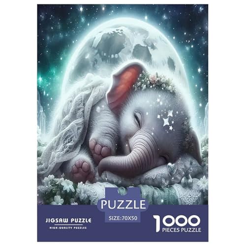 Elefanten Puzzle 1000 Teile Schwer Puzzle Spielzeug Lernspiel Impossible Herausforderungsspielzeug Für Erwachsene Kinder 70x50cm/1000pcs Elefanten Puzzle 1000 Teile Schwer Puzzle Spielzeug Lernspiel Impossible Herausforderungsspielzeug Für Erwachsene Kinder 70x50cm/1000pcs von JLZBXCUER