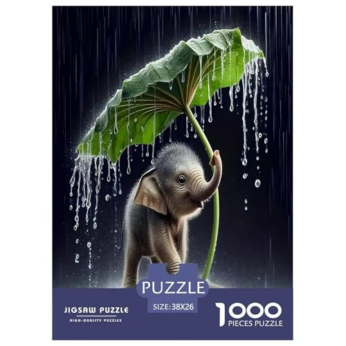 Elefanten Puzzles 1000 Teile Schwer Puzzle Spielzeug Lernspiel Impossible Herausforderung Spielzeug Für Erwachsene Kinder 38x26cm/1000pcs Elefanten Puzzles 1000 Teile Schwer Puzzle Spielzeug Lernspiel Impossible Herausforderung Spielzeug Für Erwachsene Kinder 38x26cm/1000pcs von JLZBXCUER