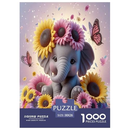 Elefanten Puzzles 1000 Teile Schwer Puzzle Spielzeug Lernspiel Impossible Herausforderung Spielzeug Für Erwachsene Kinder 38x26cm/1000pcs Elefanten Puzzles 1000 Teile Schwer Puzzle Spielzeug Lernspiel Impossible Herausforderung Spielzeug Für Erwachsene Kinder 38x26cm/1000pcs von JLZBXCUER