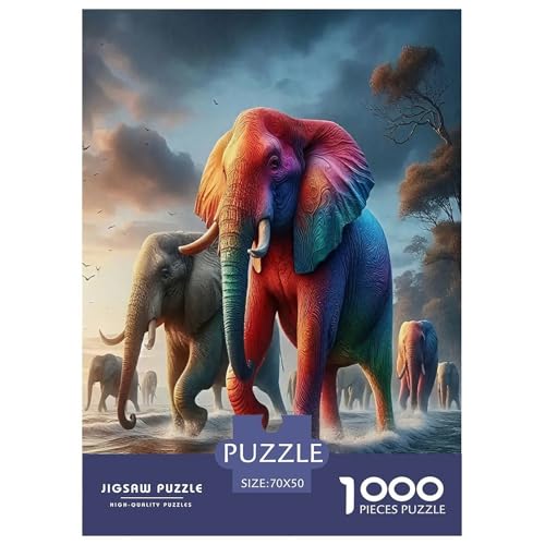 Elefanten Puzzles 1000 Teile Schwer Puzzle Spielzeug Lernspiel Impossible Herausforderungsspielzeug Für Erwachsene Kinder 70x50cm/1000pcs Elefanten Puzzles 1000 Teile Schwer Puzzle Spielzeug Lernspiel Impossible Herausforderungsspielzeug Für Erwachsene Kinder 70x50cm/1000pcs von JLZBXCUER