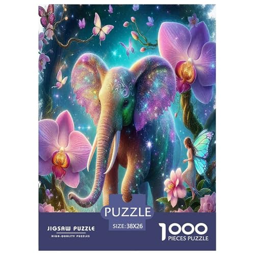 Elefanten Puzzles 1000 Teile Schwer Puzzle Spielzeug Lernspiel Impossible Herausforderungsspielzeug Für Erwachsene Und Kinder Ab 12 Jahren 38x26cm/1000pcs Elefanten Puzzles 1000 Teile Schwer Puzzle Spielzeug Lernspiel Impossible Herausforderungsspielzeug Für Erwachsene Und Kinder Ab 12 Jahren 38x26cm/1000pcs von JLZBXCUER