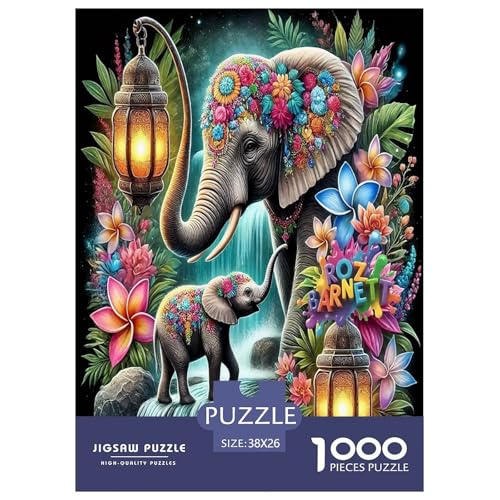 Elefanten Puzzles 1000 Teile Schwer Puzzle Spielzeug Lernspiel Impossible Herausforderungsspielzeug Für Erwachsene Und Kinder Ab 14 Jahren 38x26cm/1000pcs Elefanten Puzzles 1000 Teile Schwer Puzzle Spielzeug Lernspiel Impossible Herausforderungsspielzeug Für Erwachsene Und Kinder Ab 14 Jahren 38x26cm/1000pcs von JLZBXCUER