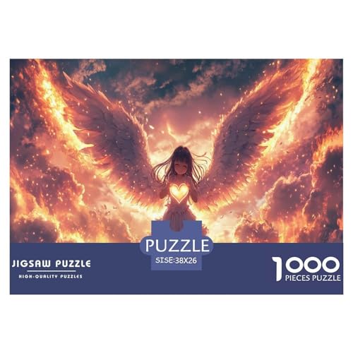 Engel Puzzles 1000 Teile Schwer Puzzle Spielzeug Lernspiel Impossible Herausforderung Spielzeug Für Erwachsene Und Kinder Ab 14 Jahren 38x26cm/1000pcs Engel Puzzles 1000 Teile Schwer Puzzle Spielzeug Lernspiel Impossible Herausforderung Spielzeug Für Erwachsene Und Kinder Ab 14 Jahren 38x26cm/1000pcs von JLZBXCUER