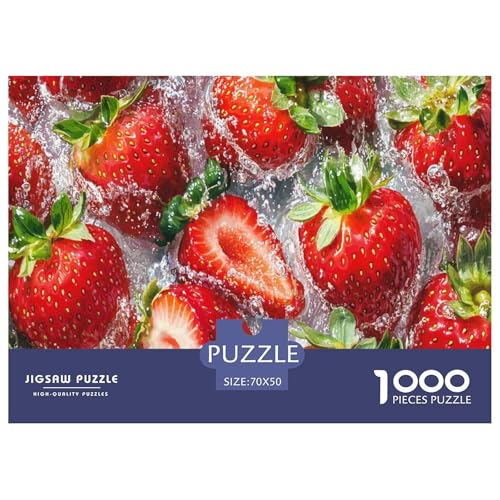 Erdbeere Puzzles 1000 Teile Schwer Puzzle Spielzeug Lernspiel Impossible Herausforderung Spielzeug Für Erwachsene Und Kinder in Bewährter 70x50cm/1000pcs Erdbeere Puzzles 1000 Teile Schwer Puzzle Spielzeug Lernspiel Impossible Herausforderung Spielzeug Für Erwachsene Und Kinder in Bewährter 70x50cm/1000pcs von JLZBXCUER