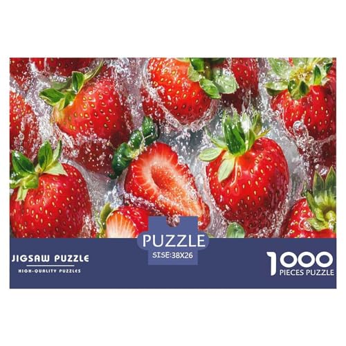 Erdbeere Puzzles 1000-teilige Schwer Puzzle Spielzeug Lernspiel Impossible Herausforderungsspielzeug Für Erwachsene Kinder 38x26cm/1000pcs Erdbeere Puzzles 1000-teilige Schwer Puzzle Spielzeug Lernspiel Impossible Herausforderungsspielzeug Für Erwachsene Kinder 38x26cm/1000pcs von JLZBXCUER