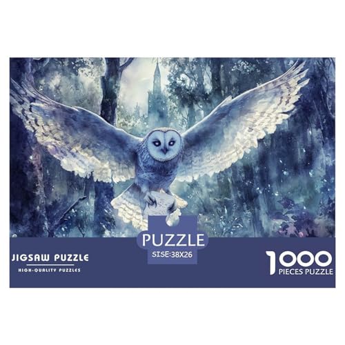 Eule Puzzle 1000 Teile Schwer Puzzle Spielzeug Lernspiel Impossible Herausforderungsspielzeug Für Erwachsene Und Kinder Ab 12 Jahren 38x26cm/1000pcs Eule Puzzle 1000 Teile Schwer Puzzle Spielzeug Lernspiel Impossible Herausforderungsspielzeug Für Erwachsene Und Kinder Ab 12 Jahren 38x26cm/1000pcs von JLZBXCUER