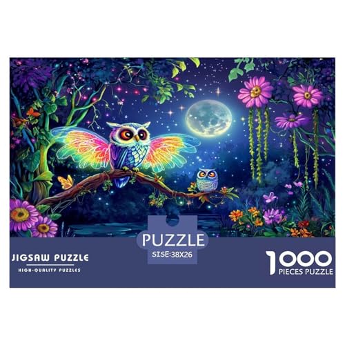 Eule Puzzle 1000 Teile Schwer Puzzle Spielzeug Pädagogisches Spiel Impossible Herausforderungsspielzeug Für Erwachsene Kinder 38x26cm/1000pcs Eule Puzzle 1000 Teile Schwer Puzzle Spielzeug Pädagogisches Spiel Impossible Herausforderungsspielzeug Für Erwachsene Kinder 38x26cm/1000pcs von JLZBXCUER