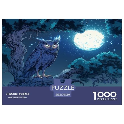 Eule Puzzle 1000 Teile Schwer Puzzle Spielzeug Pädagogisches Spiel Impossible Herausforderungsspielzeug Für Erwachsene Kinder 70x50cm/1000pcs Eule Puzzle 1000 Teile Schwer Puzzle Spielzeug Pädagogisches Spiel Impossible Herausforderungsspielzeug Für Erwachsene Kinder 70x50cm/1000pcs von JLZBXCUER