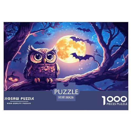 Eule Puzzle 1000-teilige Schwer Puzzle Spielzeug Lernspiel Impossible Herausforderungsspielzeug Für Erwachsene Und Kinder Ab 12 Jahren 38x26cm/1000pcs Eule Puzzle 1000-teilige Schwer Puzzle Spielzeug Lernspiel Impossible Herausforderungsspielzeug Für Erwachsene Und Kinder Ab 12 Jahren 38x26cm/1000pcs von JLZBXCUER