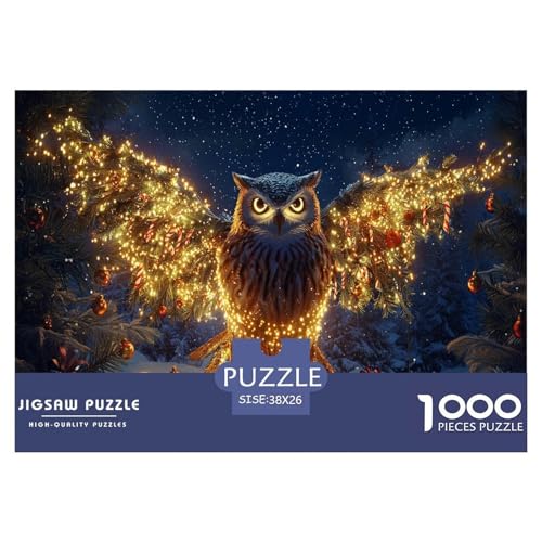 Eule Puzzles 1000 Teile Schwer Puzzle Spielzeug Lernspiel Impossible Herausforderungsspielzeug Für Erwachsene Kinder 38x26cm/1000pcs Eule Puzzles 1000 Teile Schwer Puzzle Spielzeug Lernspiel Impossible Herausforderungsspielzeug Für Erwachsene Kinder 38x26cm/1000pcs von JLZBXCUER