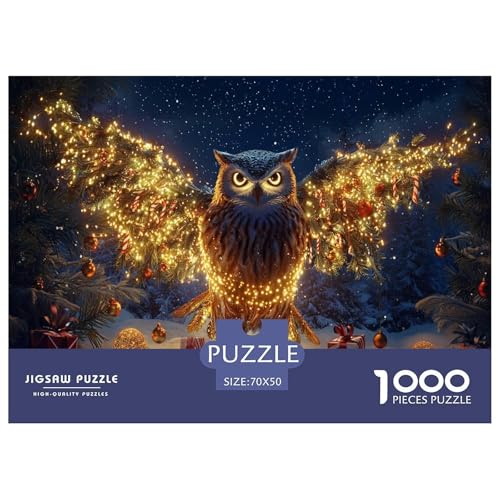 Eule Puzzles 1000 Teile Schwer Puzzle Spielzeug Lernspiel Impossible Herausforderungsspielzeug Für Erwachsene Kinder 70x50cm/1000pcs Eule Puzzles 1000 Teile Schwer Puzzle Spielzeug Lernspiel Impossible Herausforderungsspielzeug Für Erwachsene Kinder 70x50cm/1000pcs von JLZBXCUER