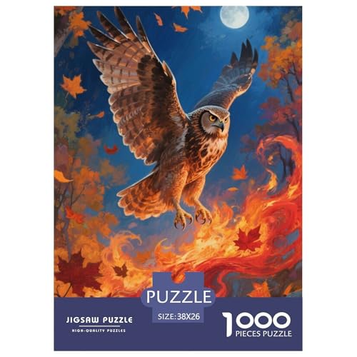 Eule Puzzles 1000 Teile Schwer Puzzle Spielzeug Lernspiel Impossible Herausforderungsspielzeug Für Erwachsene Und Kinder Ab 12 Jahren 38x26cm/1000pcs Eule Puzzles 1000 Teile Schwer Puzzle Spielzeug Lernspiel Impossible Herausforderungsspielzeug Für Erwachsene Und Kinder Ab 12 Jahren 38x26cm/1000pcs von JLZBXCUER