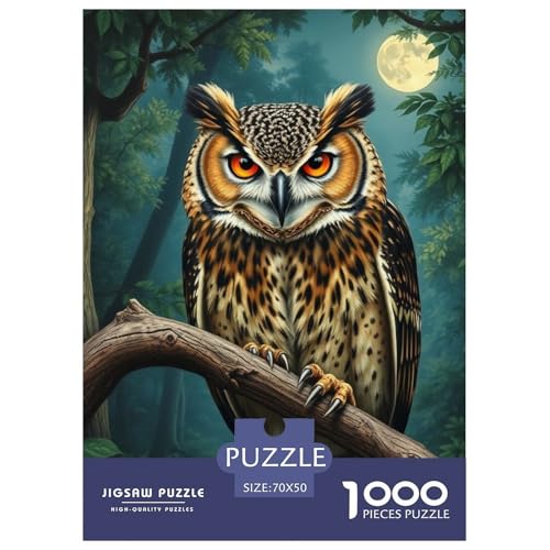 Eule Puzzles 1000-teilige Schwer Puzzle Spielzeug Lernspiel Impossible Tier Herausforderungsspielzeug Für Erwachsene Und Kinder in Bewährter 70x50cm/1000pcs Eule Puzzles 1000-teilige Schwer Puzzle Spielzeug Lernspiel Impossible Tier Herausforderungsspielzeug Für Erwachsene Und Kinder in Bewährter 70x50cm/1000pcs von JLZBXCUER