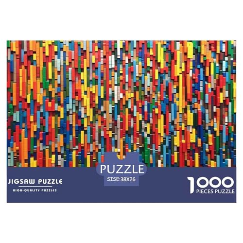 Farbige Bausteine Puzzles 1000 Teile Schwer Puzzle Spielzeug Lernspiel Impossible Herausforderungsspielzeug Für Erwachsene Kinder 38x26cm/1000pcs Farbige Bausteine Puzzles 1000 Teile Schwer Puzzle Spielzeug Lernspiel Impossible Herausforderungsspielzeug Für Erwachsene Kinder 38x26cm/1000pcs von JLZBXCUER