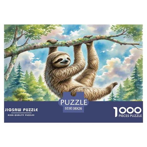 Faulheit Puzzles 1000-teilige Schwer Puzzle Spielzeug Lernspiel Impossible Herausforderungsspielzeug Für Erwachsene Kinder 38x26cm/1000pcs von JLZBXCUER