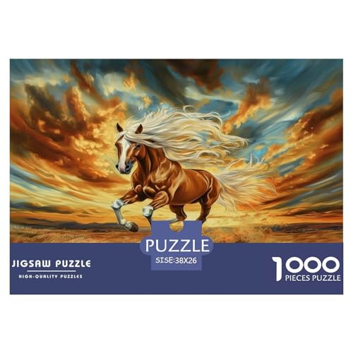 Feines Pferd Puzzle 1000-teilige Schwer Puzzle Spielzeug Pädagogisches Spiel Impossible Herausforderung Spielzeug Für Erwachsene Und Kinder in Bewährter 38x26cm/1000pcs Feines Pferd Puzzle 1000-teilige Schwer Puzzle Spielzeug Pädagogisches Spiel Impossible Herausforderung Spielzeug Für Erwachsene Und Kinder in Bewährter 38x26cm/1000pcs von JLZBXCUER