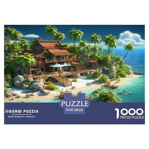 Ferienbucht Puzzle 1000 Teile Schwer Puzzle Spielzeug Lernspiel Impossible Herausforderungsspielzeug Für Erwachsene Und Kinder Ab 14 Jahren 38x26cm/1000pcs Ferienbucht Puzzle 1000 Teile Schwer Puzzle Spielzeug Lernspiel Impossible Herausforderungsspielzeug Für Erwachsene Und Kinder Ab 14 Jahren 38x26cm/1000pcs von JLZBXCUER
