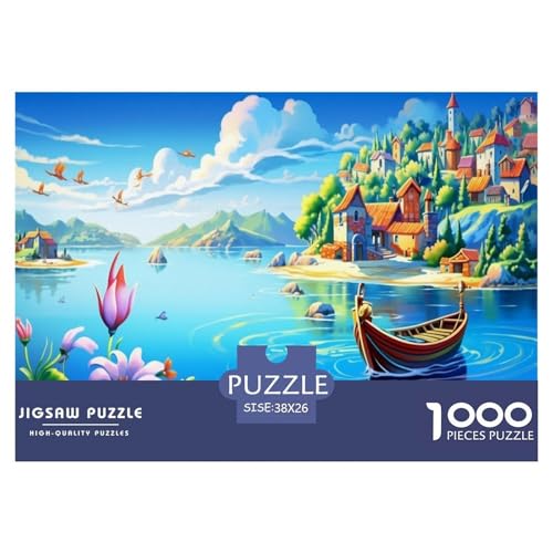 Ferienbucht Puzzle 1000-teilige Schwer Puzzle Spielzeug Pädagogisches Spiel Impossible Herausforderungsspielzeug Für Erwachsene Kinder 38x26cm/1000pcs Ferienbucht Puzzle 1000-teilige Schwer Puzzle Spielzeug Pädagogisches Spiel Impossible Herausforderungsspielzeug Für Erwachsene Kinder 38x26cm/1000pcs von JLZBXCUER