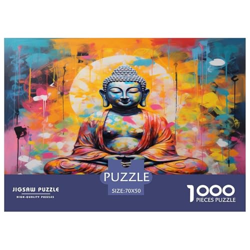Figur des Buddha, Tempel Puzzle 1000-teilige Schwer Puzzle Spielzeug Pädagogisches Spiel Impossible Herausforderungsspielzeug Für Erwachsene Kinder 70x50cm/1000pcs Figur des Buddha, Tempel Puzzle 1000-teilige Schwer Puzzle Spielzeug Pädagogisches Spiel Impossible Herausforderungsspielzeug Für Erwachsene Kinder 70x50cm/1000pcs von JLZBXCUER