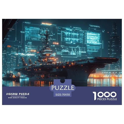 Flugzeuge Carrier Puzzle 1000 Teile Schwer Puzzle Spielzeug Pädagogisches Spiel Impossible Herausforderung Spielzeug Für Erwachsene Und Kinder Ab 14 Jahren 70x50cm/1000pcs Flugzeuge Carrier Puzzle 1000 Teile Schwer Puzzle Spielzeug Pädagogisches Spiel Impossible Herausforderung Spielzeug Für Erwachsene Und Kinder Ab 14 Jahren 70x50cm/1000pcs von JLZBXCUER