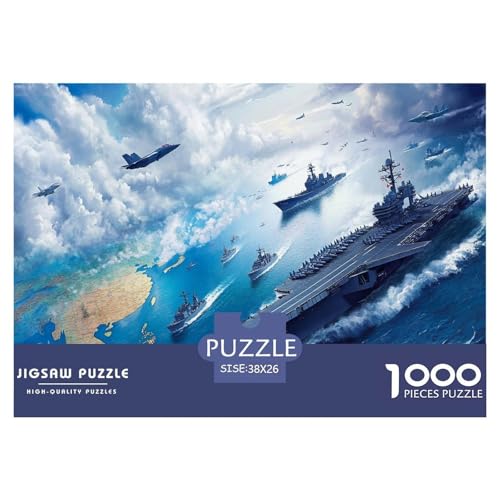 Flugzeuge Carrier Puzzle 1000-teilige Schwer Puzzle Spielzeug Pädagogisches Spiel Impossible Herausforderung Spielzeug Für Erwachsene Und Kinder Ab 12 Jahren 38x26cm/1000pcs Flugzeuge Carrier Puzzle 1000-teilige Schwer Puzzle Spielzeug Pädagogisches Spiel Impossible Herausforderung Spielzeug Für Erwachsene Und Kinder Ab 12 Jahren 38x26cm/1000pcs von JLZBXCUER