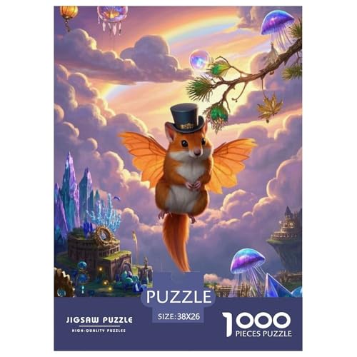 Flying Eichhörnchen Puzzle 1000 Teile Schwer Puzzle Spielzeug Lernspiel Impossible Herausforderungsspielzeug Für Erwachsene Und Kinder Ab 12 Jahren 38x26cm/1000pcs Flying Eichhörnchen Puzzle 1000 Teile Schwer Puzzle Spielzeug Lernspiel Impossible Herausforderungsspielzeug Für Erwachsene Und Kinder Ab 12 Jahren 38x26cm/1000pcs von JLZBXCUER