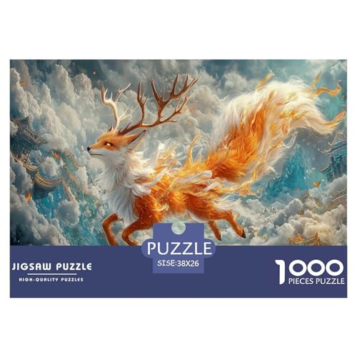 Fox Puzzle 1000 Teile Schwer Puzzle Spielzeug Lernspiel Impossible Herausforderung Spielzeug Für Erwachsene Und Kinder in Bewährter 38x26cm/1000pcs Fox Puzzle 1000 Teile Schwer Puzzle Spielzeug Lernspiel Impossible Herausforderung Spielzeug Für Erwachsene Und Kinder in Bewährter 38x26cm/1000pcs von JLZBXCUER