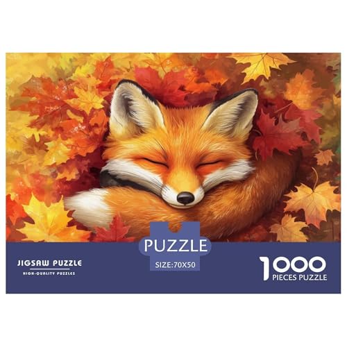 Fox Puzzle 1000 Teile Schwer Puzzle Spielzeug Lernspiel Impossible Herausforderungsspielzeug Für Erwachsene Und Kinder Ab 12 Jahren 70x50cm/1000pcs Fox Puzzle 1000 Teile Schwer Puzzle Spielzeug Lernspiel Impossible Herausforderungsspielzeug Für Erwachsene Und Kinder Ab 12 Jahren 70x50cm/1000pcs von JLZBXCUER