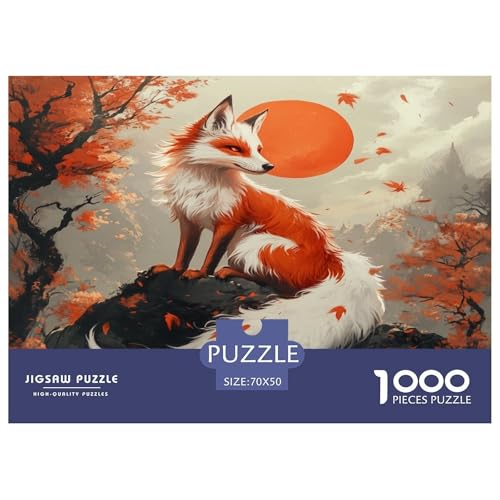 Fox Puzzle 1000 Teile Schwer Puzzle Spielzeug Lernspiel Impossible Herausforderungsspielzeug Für Erwachsene Und Kinder Ab 12 Jahren 70x50cm/1000pcs Fox Puzzle 1000 Teile Schwer Puzzle Spielzeug Lernspiel Impossible Herausforderungsspielzeug Für Erwachsene Und Kinder Ab 12 Jahren 70x50cm/1000pcs von JLZBXCUER