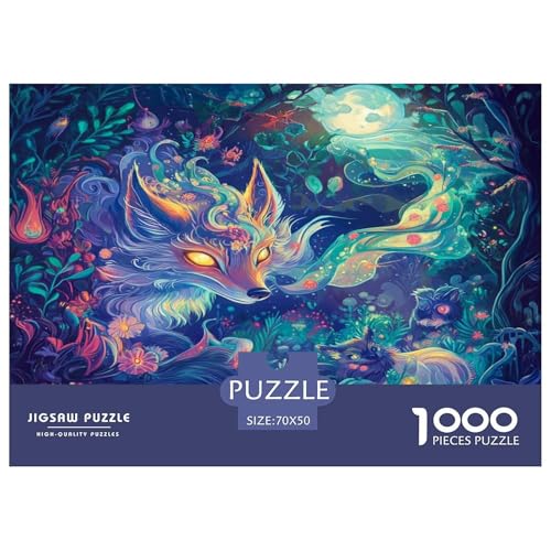 Fox Puzzle 1000 Teile Schwer Puzzle Spielzeug Lernspiel Impossible Herausforderungsspielzeug Für Erwachsene Und Kinder Ab 14 Jahren 70x50cm/1000pcs Fox Puzzle 1000 Teile Schwer Puzzle Spielzeug Lernspiel Impossible Herausforderungsspielzeug Für Erwachsene Und Kinder Ab 14 Jahren 70x50cm/1000pcs von JLZBXCUER