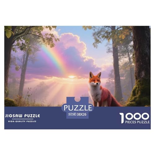 Fox Puzzle 1000 Teile Schwer Puzzle Spielzeug Lernspiel Impossible Wildtiere Herausforderungsspielzeug Für Erwachsene Und Kinder Ab 14 Jahren 38x26cm/1000pcs Fox Puzzle 1000 Teile Schwer Puzzle Spielzeug Lernspiel Impossible Wildtiere Herausforderungsspielzeug Für Erwachsene Und Kinder Ab 14 Jahren 38x26cm/1000pcs von JLZBXCUER